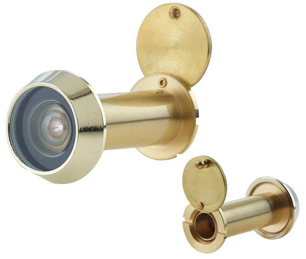 Jedo 180 Degree Door Viewers FD30/60 C/W Intumescent Polished Brass