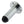 Jedo Cylinder Wall Mounted Door Stop on Rose 75mm Satin Chrome