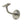 Jedo Zinc Handrail Brackets 80mm Satin Nickel