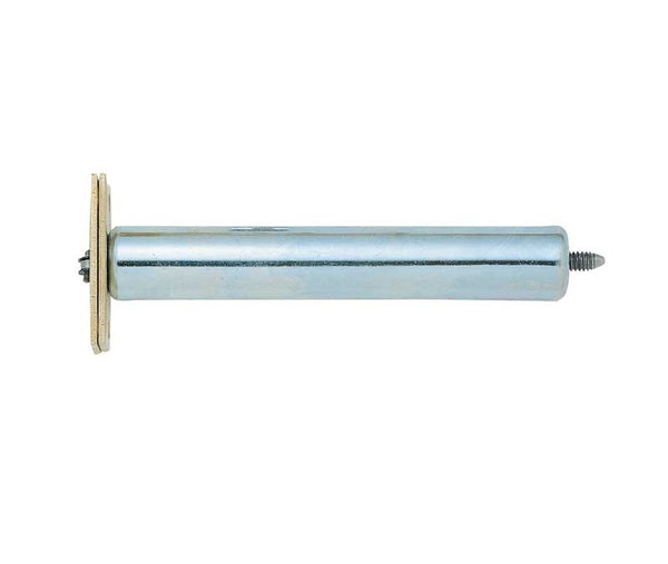Jedo Concealed Door Closer with Rectangular Plate 140mm Electro Brassed