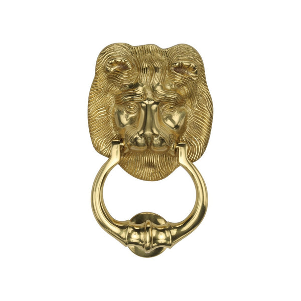 Lion Door Knocker by M Marcus - Heritage Brass