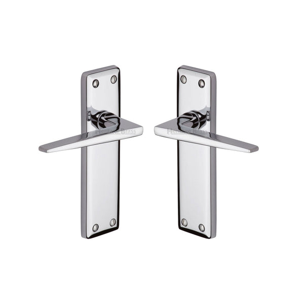 Kendal Door Handle on Plate by M Marcus - Heritage Brass