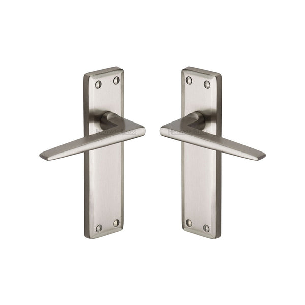 Kendal Door Handle on Plate by M Marcus - Heritage Brass