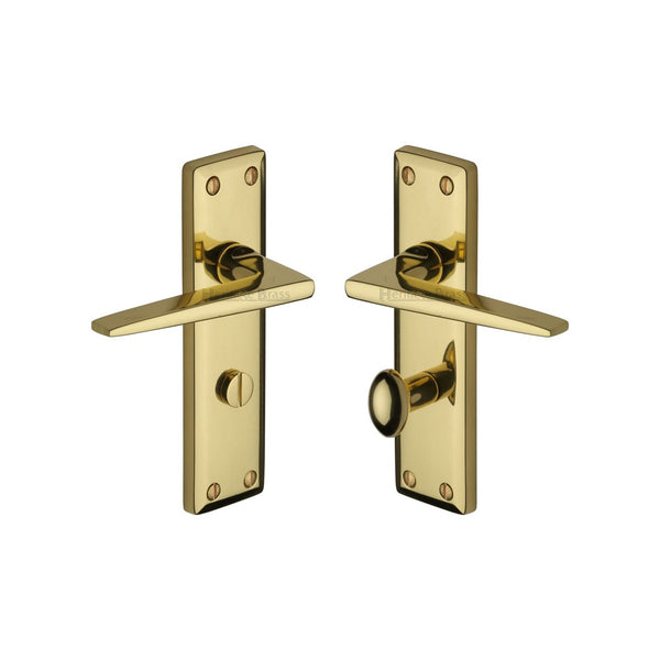 Kendal Door Handle on Plate by M Marcus - Heritage Brass
