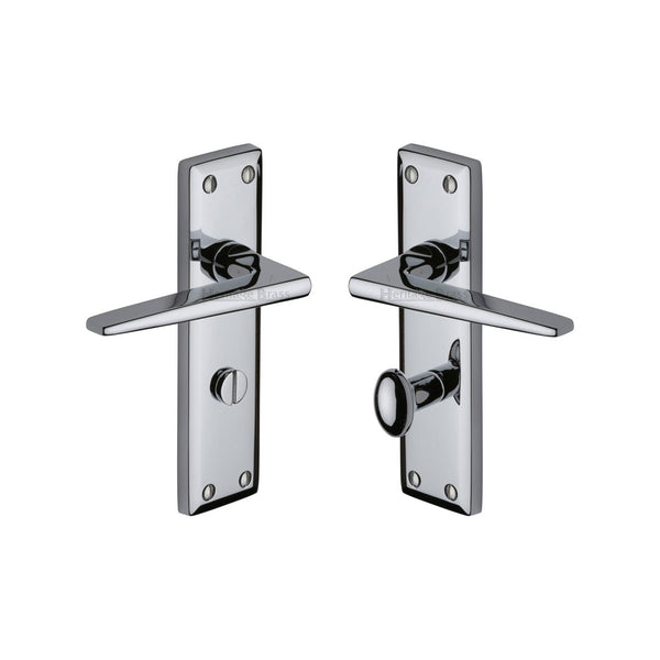 Kendal Door Handle on Plate by M Marcus - Heritage Brass