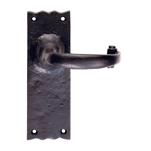 Traditional Lever on Latch Backplate