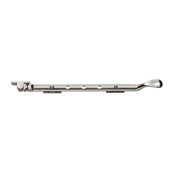 Victorian Casement Stay 270mm Polished Chrome