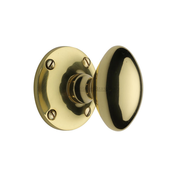 Mayfair Door Knob on Rose by M Marcus - Heritage Brass