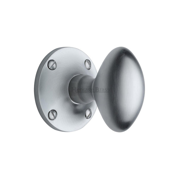 Mayfair Door Knob on Rose by M Marcus - Heritage Brass