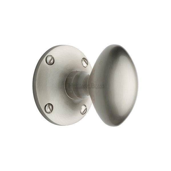 Mayfair Door Knob on Rose by M Marcus - Heritage Brass