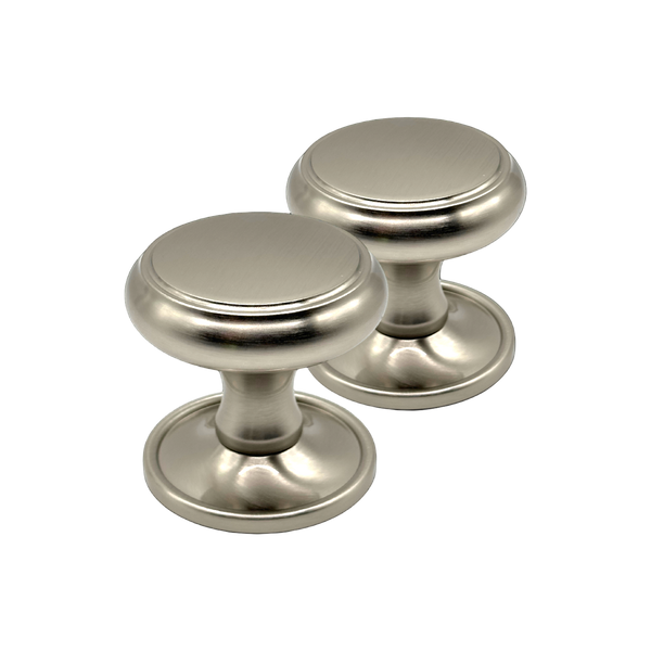 Beau Hardware Mortice Door Knobs - Satin Nickel