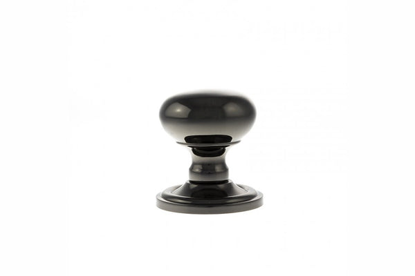 Old English Harrogate Solid Brass Mushroom Mortice Knob on Concealed Fix Rose - additional image