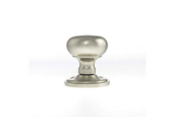 Old English Harrogate Solid Brass Mushroom Mortice Knob on Concealed Fix Rose - additional image