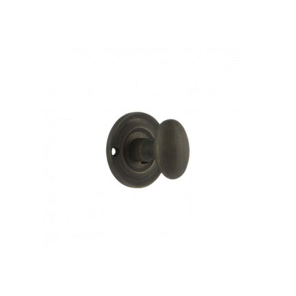 Old English Solid Brass Oval WC Turn and Release by Atlantic Hardware