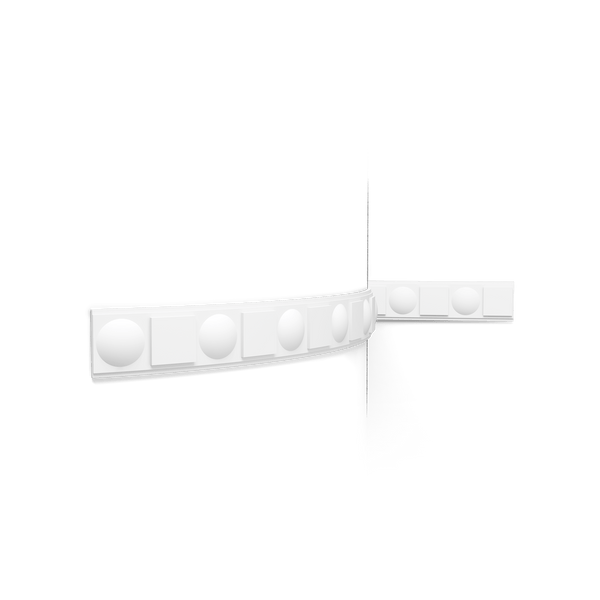 Orac P9902F Link Flexible Wall Panel Moulding 70mm x 15mm x 2m