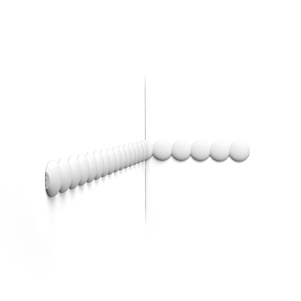 Orac P9903 Bobbin Wall Panel Moulding 60mm x 15mm x 1.166m – Purotouch