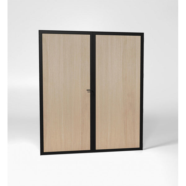 Wood Oak Rustic Duet Doors