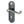Turnberry Suite Door Handle on Lockplate Pewter