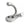 Antique Double Robe Hooks Pewter