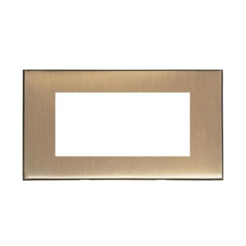 Windsor Range Dark Antique Bronze Switches & Sockets WN95 - 4 Module Euro Plate by Heritage Brass By M-Marcus
