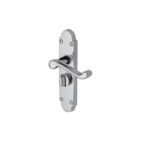 Milton Short Door Handle on Plate by M Marcus - Heritage Brass