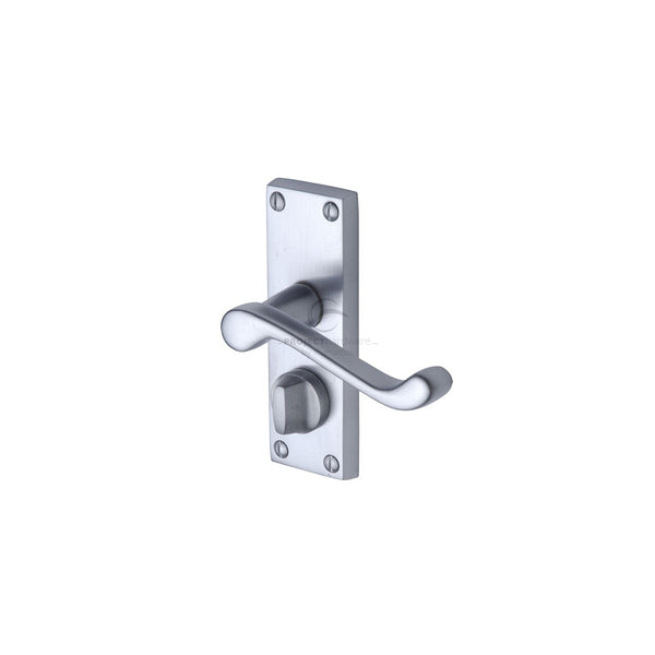 Malvern Short Door Handle on Plate by M Marcus - Heritage Brass