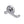 Malvern Door Handle on Round Rose by M Marcus - Heritage Brass