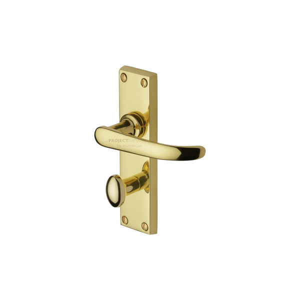 Luca Door Handle on Plate by M Marcus - Heritage Brass
