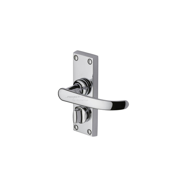 Avon Short Door Handle on Plate by M Marcus - Heritage Brass