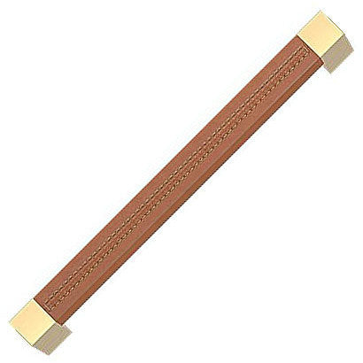 Turnstyle Design, Recess Leather Door Pulls Square Long (Stitch Out) - 425mm, Door Pull Handles, Door Pull Handles