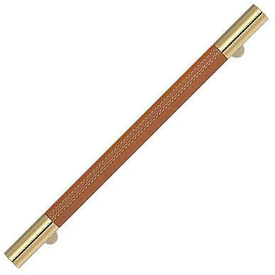 Recess Leather Door Pulls Barrel (Stitch Out) - 500mm