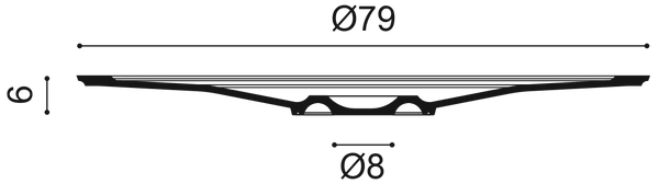 R24 Orac Ceiling Rose