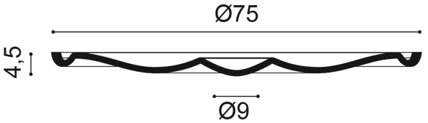 R27 Orac Ceiling Rose