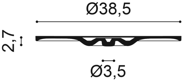 R31 Orac Ceiling Rose