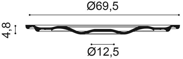 R52 Orac Ceiling Rose