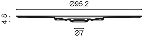 R64 Orac Ceiling Rose
