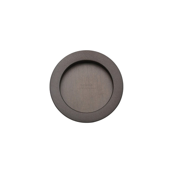 Round Flush Pull by M Marcus - Heritage Brass