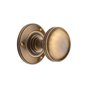 Richmond Door Knob on Rose by M Marcus - Heritage Brass