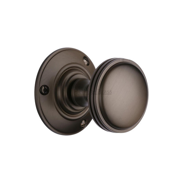 Richmond Door Knob on Rose by M Marcus - Heritage Brass