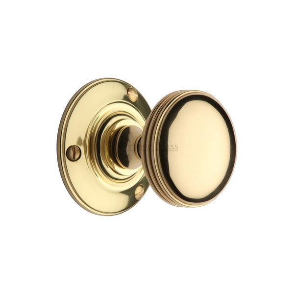 Richmond Door Knob on Rose by M Marcus - Heritage Brass