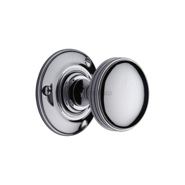 Richmond Door Knob on Rose by M Marcus - Heritage Brass