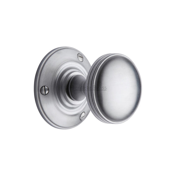 Richmond Door Knob on Rose by M Marcus - Heritage Brass