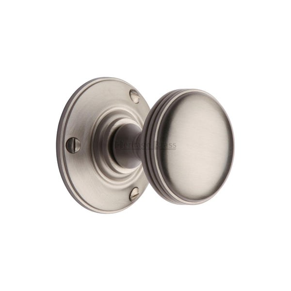 Richmond Door Knob on Rose by M Marcus - Heritage Brass