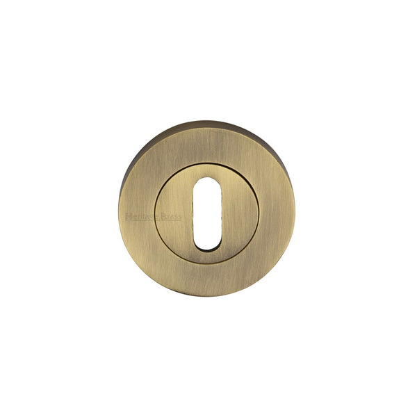 Standard Key Escutcheon Round - RS2000 by M Marcus - Heritage Brass