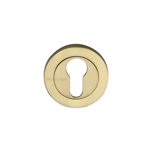 Euro Profile Cylinder Escutcheon Round - RS2004 by M Marcus - Heritage Brass