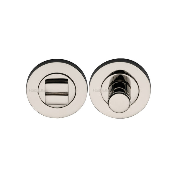 Round Bathroom Turn & Release - RS2030 by M Marcus - Heritage Brass