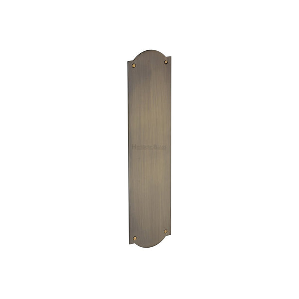Shaped Fingerplate by M Marcus - Heritage Brass