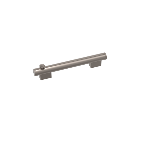 Turnstyle Design, COFFIN LEG SCROLL SOLID-S7002-128, Cabinet Hardware, Pushes Button Cabinet Handle