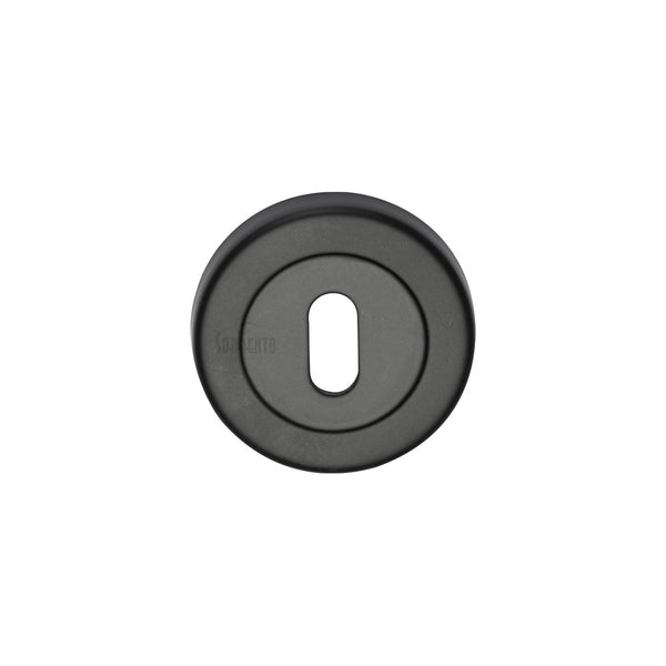 Sorrento Standard Key Escutcheon Round by M Marcus - Heritage Brass