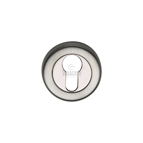 Sorrento Euro Profile Cylinder Escutcheon Round by M Marcus - Heritage Brass